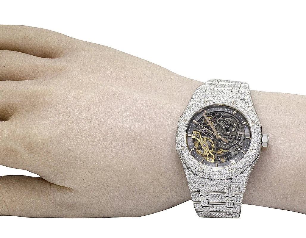 Diamond Style Skeleton Watch for Men